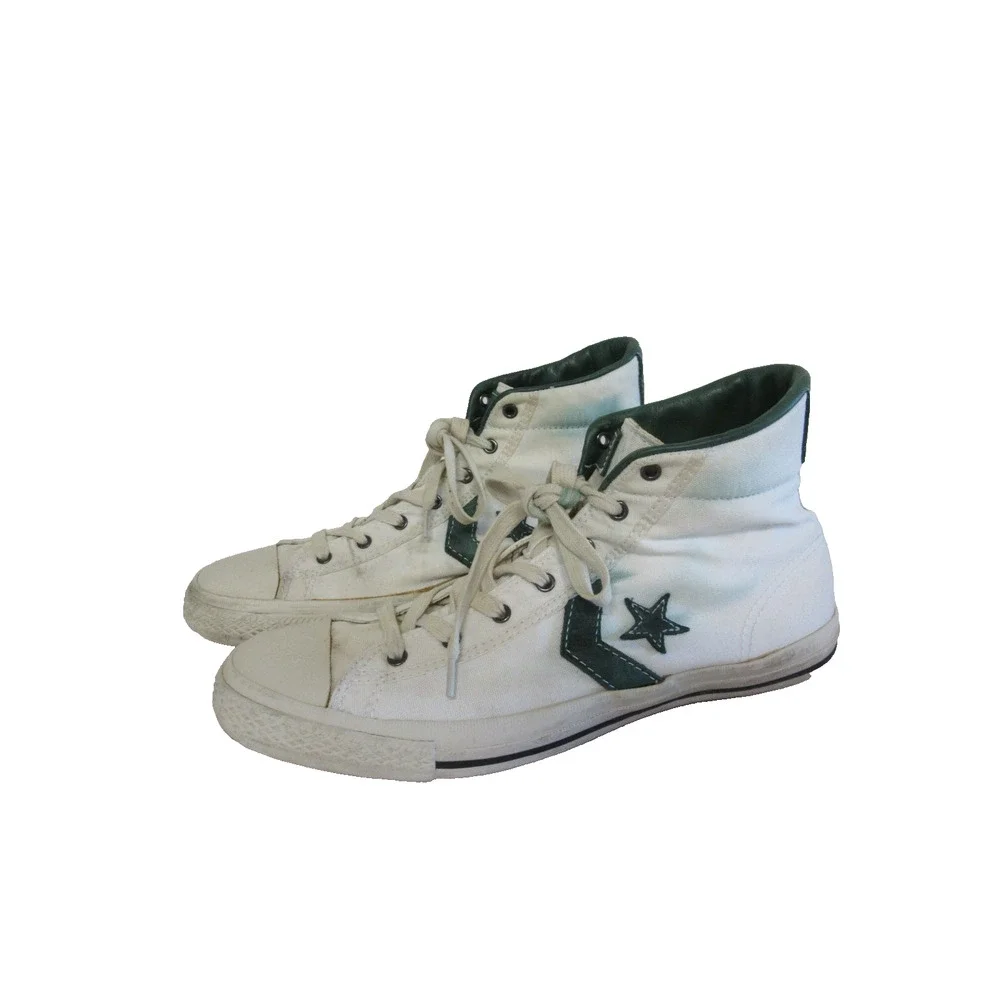 CONVERSE John Varvatos White 11 High Top Canvas All Star Sneakers - Picture 1 of 11